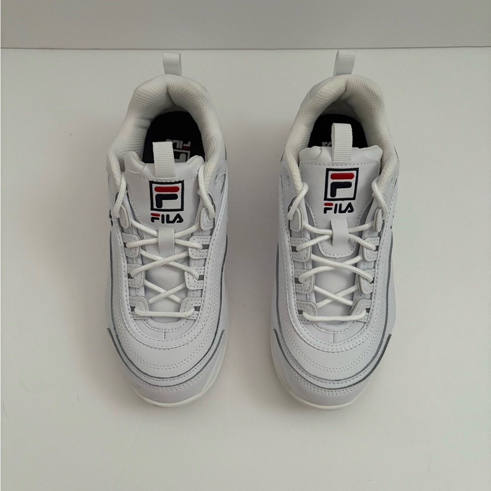 Fila White vintage style Athletic Shoes - Picture 2 of 12